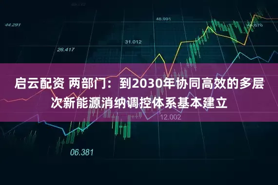 启云配资 两部门：到2030年协同高效的多层次新能源消纳调控体系基本建立